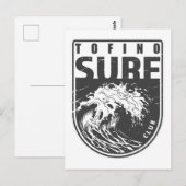 Carte Postale Tofino Surf Club Canada Emblem (Devant / Derrière)