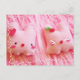 Carte Postale Tofu Bunny Plushie Edition