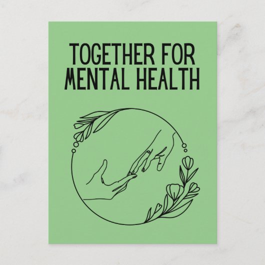 Carte Postale Together For Mental Health (Devant)