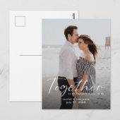 Carte Postale Together is my Favorite Place Photo Engagement  (Devant / Derrière)
