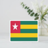Carte Postale Togo - Drapeau (Debout devant)