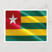 Carte Postale Togo - Drapeau d'agitation - (Devant)