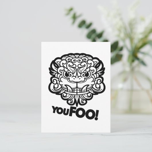 Carte Postale Toi, Foo ! (Debout devant)