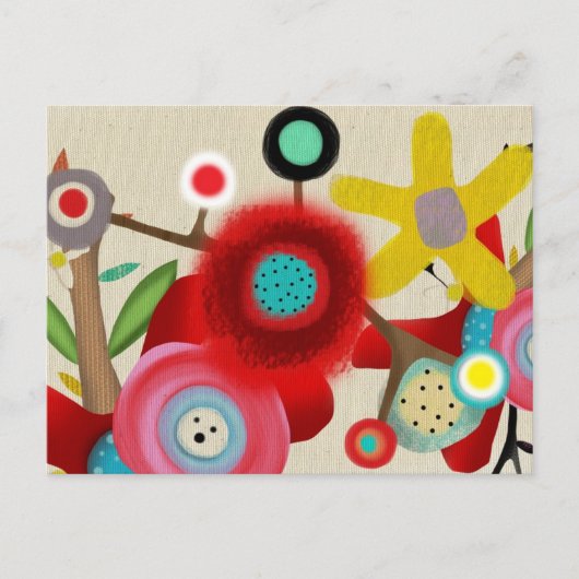 Carte Postale Toile artistique (Devant)