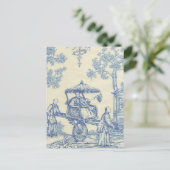 Carte Postale Toile bleue chinoise (Debout devant)