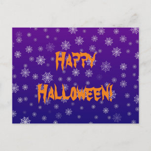 Carte Postale Toile d'araignée Halloween