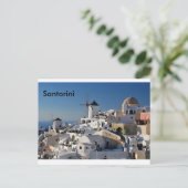 Carte Postale Toile de Santorin (Debout devant)