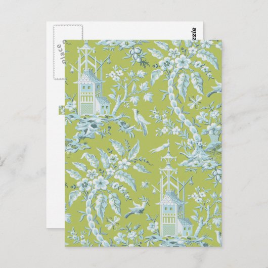 Carte Postale Toile réfléchie (Devant / Derrière)