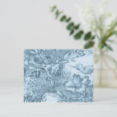 Carte Postale Toile Shabby Bleu (Debout devant)