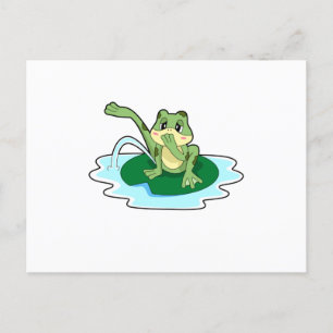 Carte Postale Toilette de grenouille