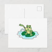 Carte Postale Toilette Grenouille (Devant / Derrière)