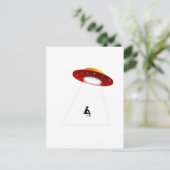 Carte Postale Toilette UFO (Debout devant)