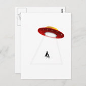 Carte Postale Toilette UFO (Devant / Derrière)