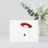Carte Postale Toilette UFO (Debout devant)