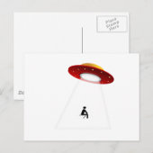 Carte Postale Toilette UFO (Devant / Derrière)