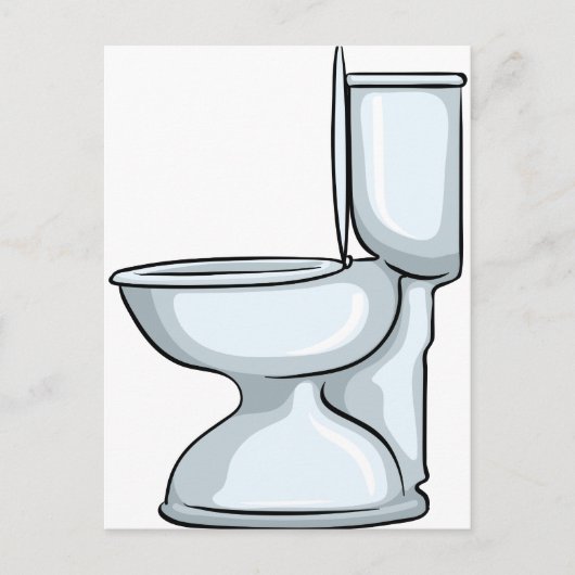 Carte Postale Toilettes (Devant)