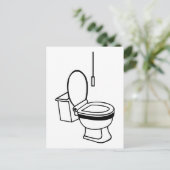 Carte Postale Toilettes (Debout devant)