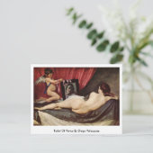 Carte Postale Toilettes De Vénus Par Diego Velazquez (Debout devant)