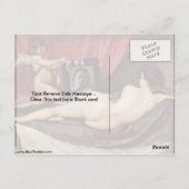 Carte Postale Toilettes De Vénus Par Diego Velazquez (Dos)