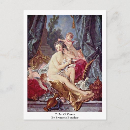 Carte Postale Toilettes De Vénus Par François Boucher (Devant)