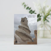 Carte Postale Toit de La Pedrera Barcelone (Debout devant)