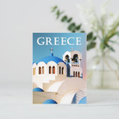 Carte Postale Toit de l'église et clocher Grèce (Debout devant)