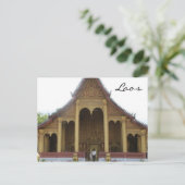 Carte Postale toit du temple (Debout devant)
