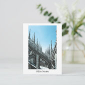 Carte Postale Toit Milan Duomo (Debout devant)