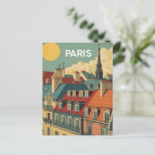 Carte Postale Toits de Paris (Debout devant)