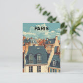 Carte Postale Toits de Paris (Debout devant)