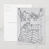 Carte Postale Toits de Paris, France (Devant / Derrière)