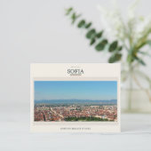 Carte Postale Toits de Sofia sous Vitosha (Debout devant)
