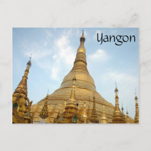 Carte Postale toits dorés shwedagon