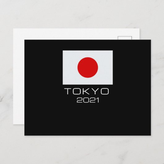 Carte Postale Tokyo 2021 (Devant / Derrière)