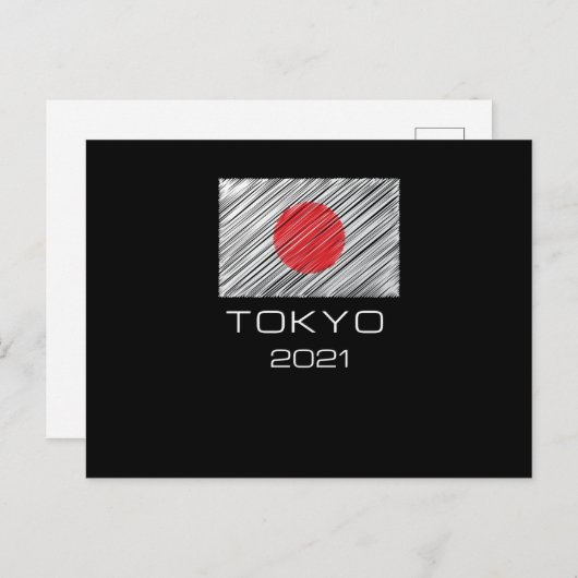 Carte Postale Tokyo 2021 (Devant / Derrière)