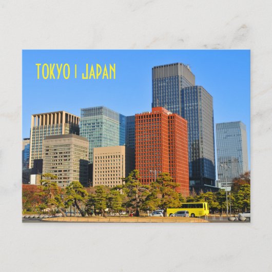 Carte Postale Tokyo, Japon (Devant)