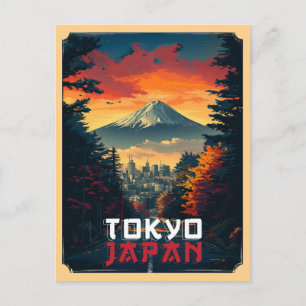 Carte Postale Tokyo, Japon : Mont Fuji et Cityscape