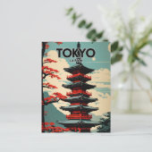 Carte Postale Tokyo Japon Nostalgic Retro Voyage (Debout devant)