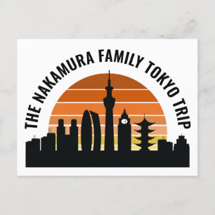 Carte Postale Tokyo Japon Sunset vacances personnalisées