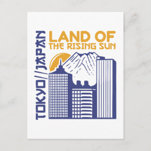 Carte Postale Tokyo Japon Terre du Soleil Levant Conception de P