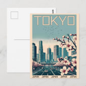 Carte Postale Tokyo Japon voyage cadeaux vintages (Devant / Derrière)