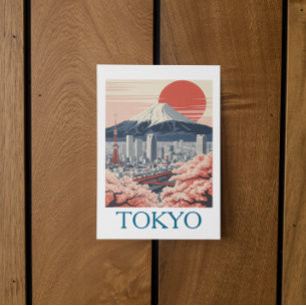 Carte Postale Tokyo Rétro Japon Voyage Vintage