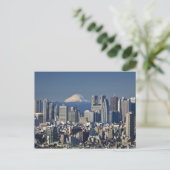 Carte Postale Tokyo, Shinjuku District Skyline, Mont Fuji, (Debout devant)