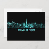 Carte Postale Tokyo Skyline (Devant / Derrière)
