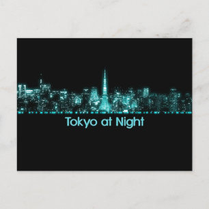 Carte Postale Tokyo Skyline