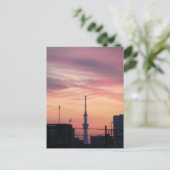 Carte Postale Tokyo Skytree au coucher du soleil (Debout devant)
