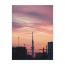 Tokyo Skytree au coucher du soleil