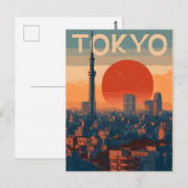 Carte Postale Tokyo vintage (Devant / Derrière)