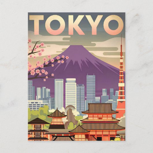 Carte Postale Tokyo vintage (Devant)