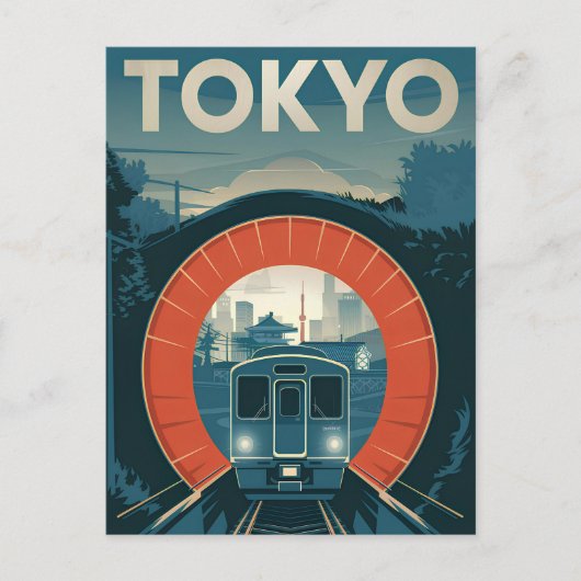 Carte Postale Tokyo vintage (Devant)